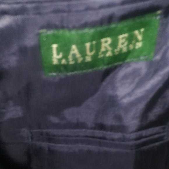 Ralph Lauren Navy Blue Blazer Size 46R - Picture 2 of 3